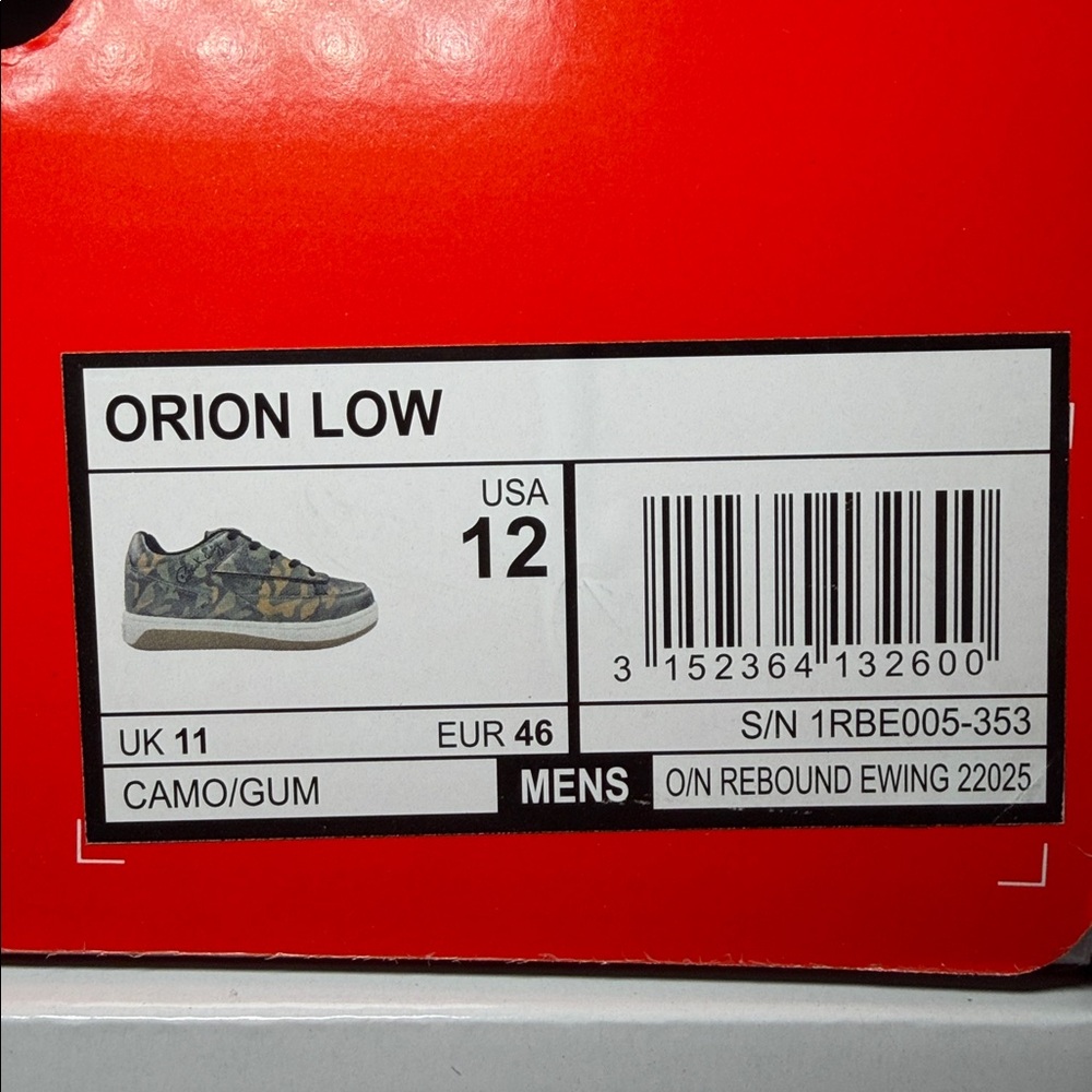 PATRICK EWING ORION REBOUND LO men’s New, never worn in OG box - Picture 7 of 9